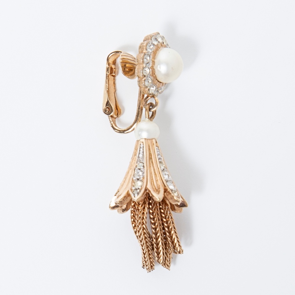 Authentic Vintage Clip-On Tassel Earrings